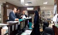 نظارت میدانی و شبانه بر کیفیت خدمات در مرکز آموزشی درمانی شهید مدنی