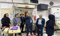 بازدید معاون توسعه مدیریت و منابع دانشگاه به همراه مدیران حوزه توسعه از مرکز آموزشی درمانی کوثر