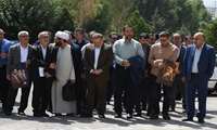 برگزاری آئین اهتزاز پرچم جمهوری اسلامی ایران در دانشگاه علوم پزشکی البرز